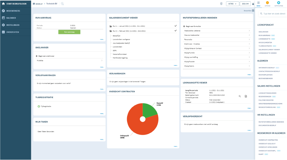 Salarisportaal startpagina Salarisportaal startpagina